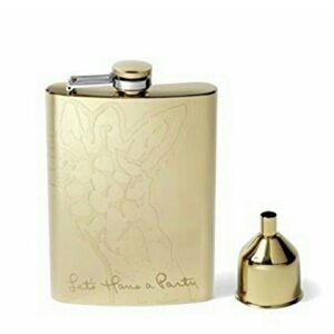 Lilly Pulitzer Gold Giraffe Flask